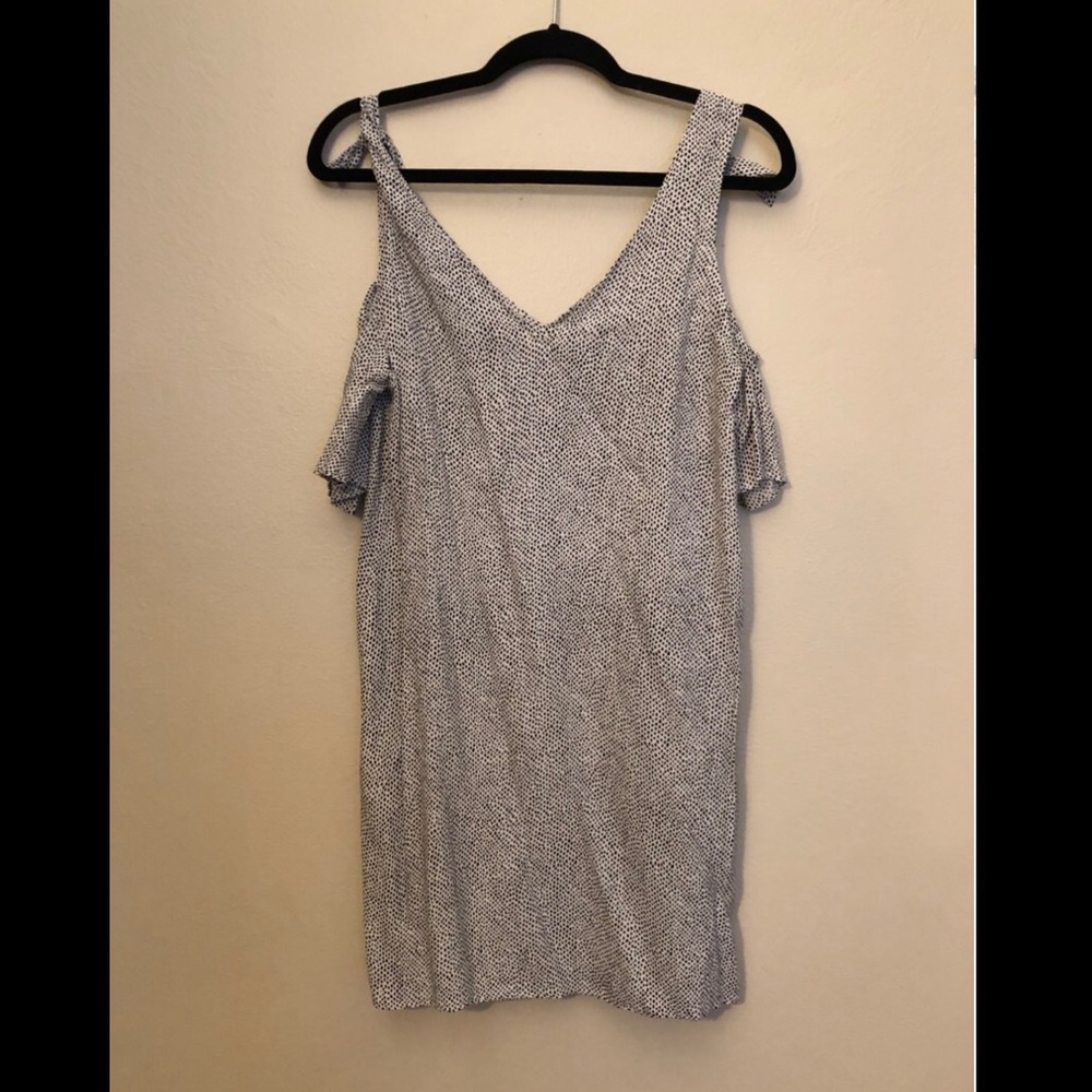 & Other Stories Cold Shoulder Short Sleeve Dress